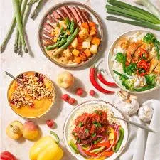 Fresh ingredients in natural light